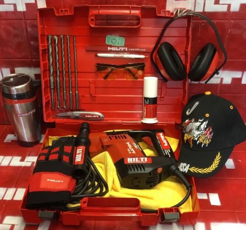 Hilti te 5 hammer drill, l@@k, free sets of drill bits and extras, fast shipping for sale