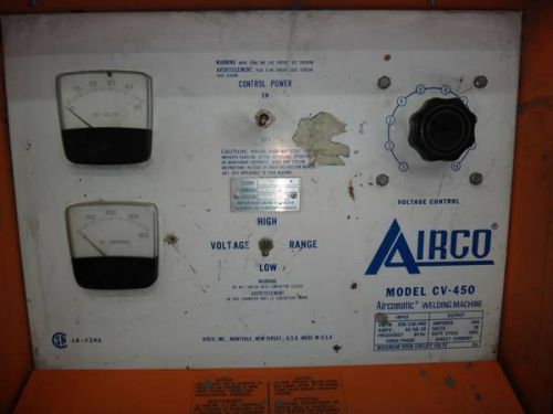 MIG Welder Airco CV-450 aircomatic welding machine