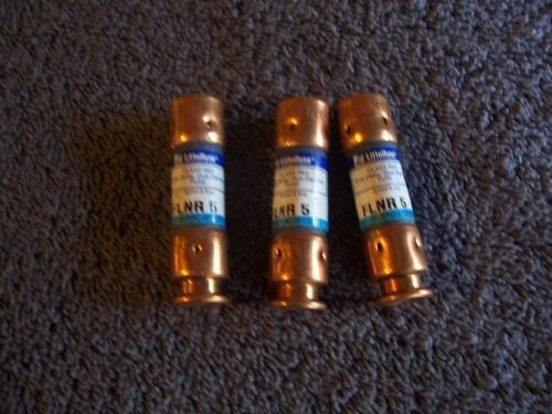 Littelfuse FLNR 60 ID, 60 Amp, 250 VAC, Class RK5 Indicator Fuses (Lot of 3)