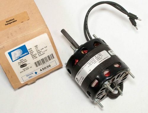 Packard 45036 Open Shaded Pole Motor Bohn 5036-SS 1550 RPM CCW 3.3&#034; Dia 5/16x2.5