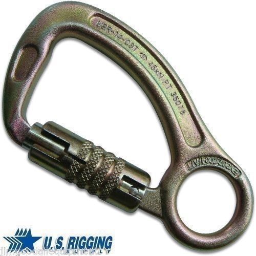 Arborist Forged Steel Carabiner w/integral Eye,Strength 10,110lbs