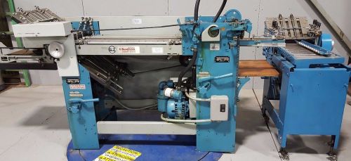 GEIC Baumfolder 17 1/2 x 22 1/2 PILE Feeder &amp; 2 PAR Folder W/ Right Angle