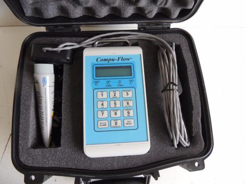 COMPU FLOW C6 PORTABLE DOPPLAR ULTRASONIC FLOW METER MINT CONDITION