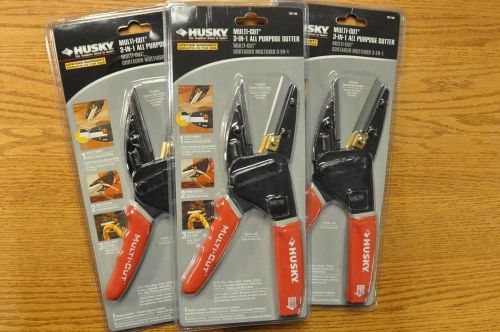 (3) HUSKY by RONAN 3-IN-1 MULTI-CUT All Purpose CUTTER 401 735168 735 168 FAST!