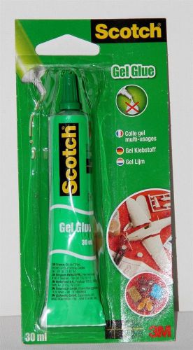 Adhesive GEL Super Glue ALL SCOTCH EXTRA STRONG TRANSPERENT 30gr new art