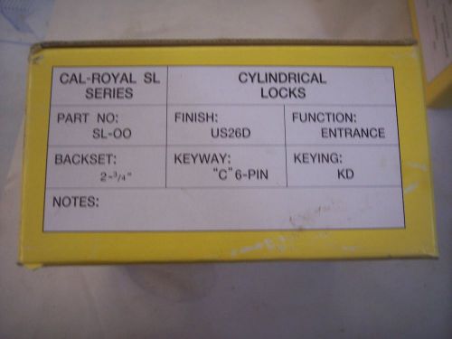 CAL ROYAL SL SERIES LATCH SET SL-00