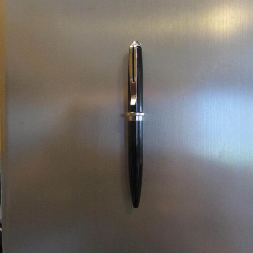 MAGNETIC REFRIGERATOR  BLACK MINI BALLPOINT PEN-ALWAYS HAVE A PEN HANDY