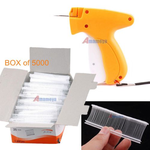 Regular Clothing Garment Toy Retail Price Label Tag Gun 5000 1&#034; Tagging Barbs