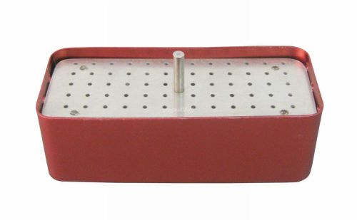 Ruier 72Holes Dental Autoclave Disinfection Sterilizer Case Dual core B045a Red