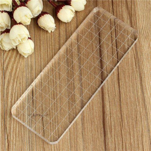 New 6x16cm Transparent Acrylic Pad Stamps Handmade Scrapbooking Essential Tools