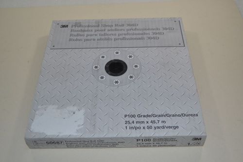 New 3M 100 Grit Professional Shop Roll 304D 1&#034;x50 yard 051111-60687 (WR.13b.G.4)