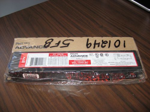 New Advance VEL-1S40-SC Ballast For (1) F40T12 (277 Volt)