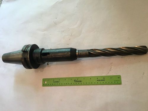 Sandvik coromant verilock drilling tool holder w/cat50 and 9&#034; liberty drill for sale