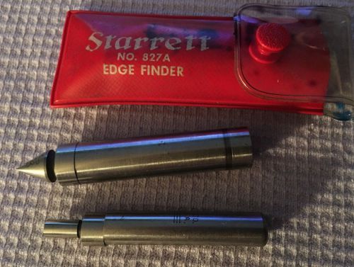 Starrett machinist tool edge finder 827a &amp; 827b for sale