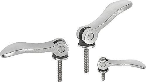 Kipp 04233-2120a4x40 stainless steel adjustable cam levers with 3/8-16&#034; external for sale