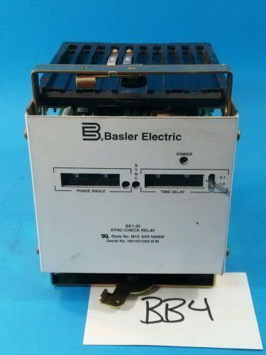 BASLER ELECTRIC BE1-25 SYNC-CHECK RELAY M1E A6R N5N0F
