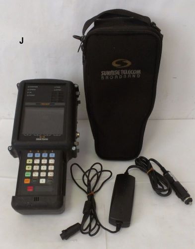 Sunrise Telecom CM500IP Meter Cable Modem Network Analyzer