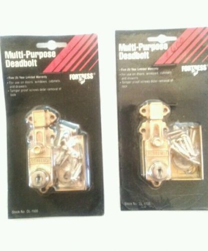 Fortress multi-purpose deadbolt lot 2 locksmith