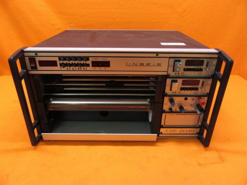 Linseis 2045 Chart Recorder With Two G14055 &amp; One G9405 Modules Read Description