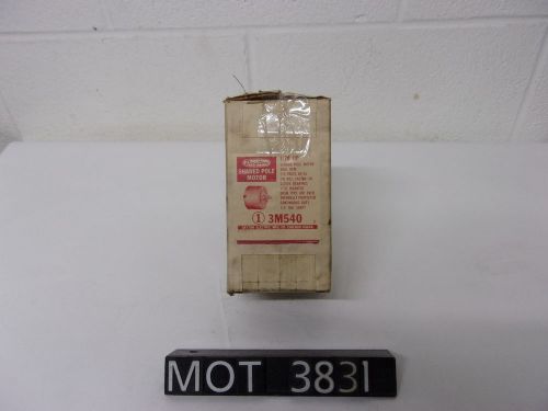 New dayton .014 hp 3m540 single phase shaded pole motor (mot3831) for sale