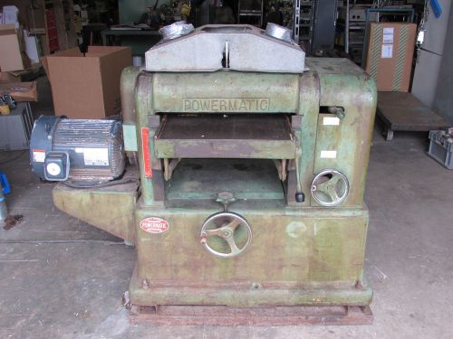 POWERMATIC 180 18&#034; WOODWORKING PLANER 3 PH 7.5 HP (WE SHIP FREIGHT!)  **GOOD**