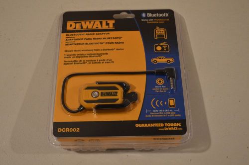 DeWalt DCR002 Bluetooth Radio Adapter NEW