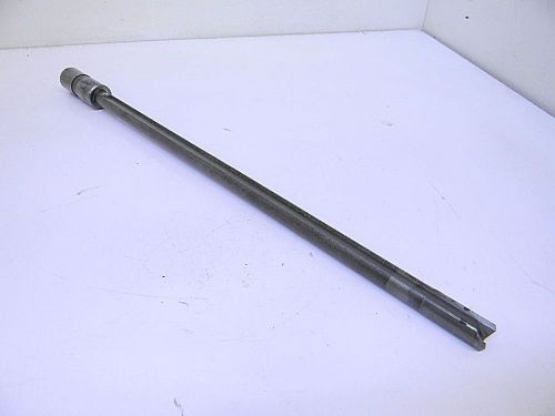 USED CARBIDE TIPPED COOLANT GUN DRILL .625&#034; +/- Dia x 1&#034; Shank x 18.75&#034; OAL