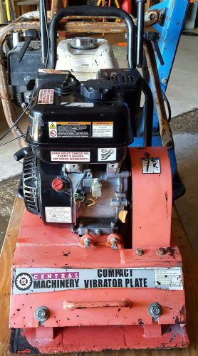 Central machinery 6.5 hp vibrator plate compactor 179cc (23352-1) for sale