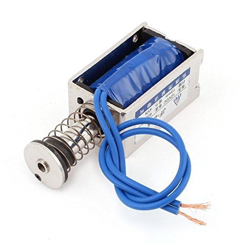 uxcell® DC 12V 400mA 10mm 45N Open Frame Actuator Solenoid Electromagnet