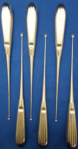 Princeton Spratt Bone Curette Size 1, 6 3/4&#034; - Ref: 33483-01 - Lot of 6 - NEW