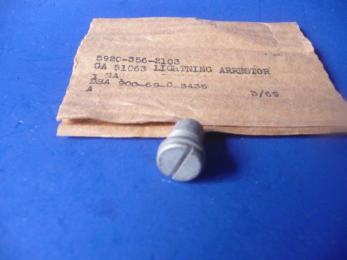 25 ARRESTORS LIGHTNING NSN 5920-00-356-2103 WESTERN ELECTRIC GA-51063