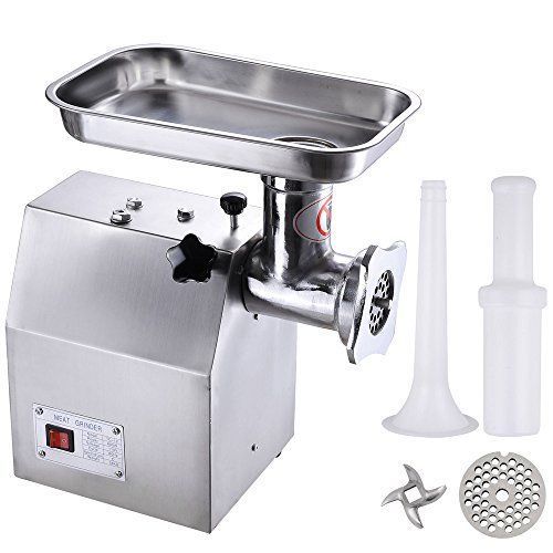 Commercial Electric Stainless Steel Meat Grinder 264lbs/h Sausage Restaurant