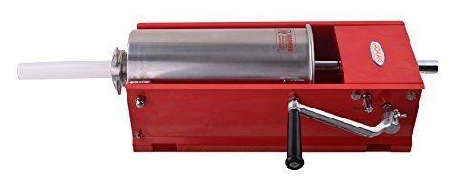 HAKKA BROTHER Hakka 11 Lbs(5liter) Sausage Stuffer 2 Speed Steel Horzontal