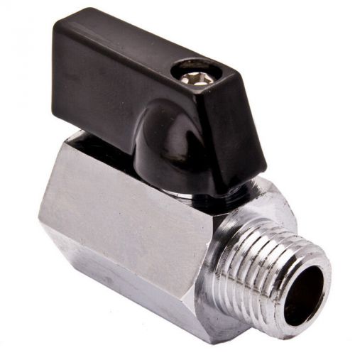 Hot Corrosive Resistance 1/4&#034; Mini Brass Ball Valve - Chrome Plated Quality cc