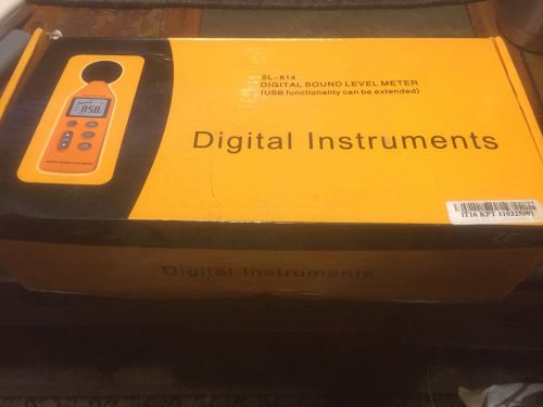 SL-814 Digital Sound Noise Level 40-130dB Meter Measure Decibel Instrument SL814