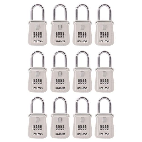 Pack of 12 lockbox key lock box for realtor real estate 4 digit