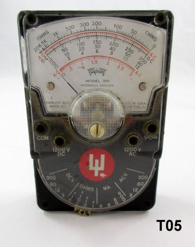 Triplett Model 310 Multimeter Internally Shielded T05