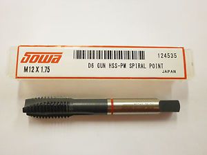 Sowa Tool M12 x 1.75 D6 Spiral Point Red Ring Tap CNC Style 48 HRC 124-535 ST23