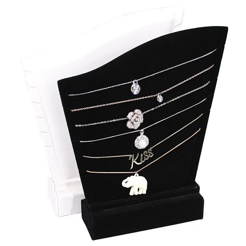 6 necklace holder display showcase display stand jewelry black pendant stand for sale