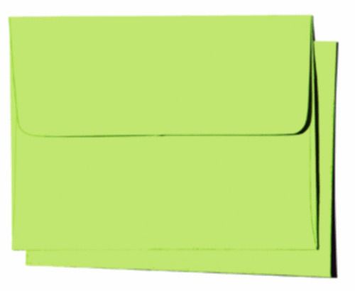 15 A7 Sour Apple Green Envelopes for assorted 5x7 invitation and card
