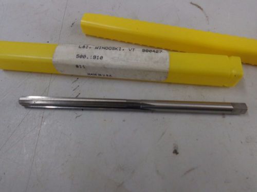 NOS L&amp;I #11 CHUCKING REAMER HSS #500.1910    STK 8617