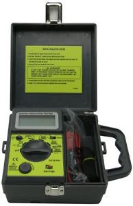 Tpi sdit300 digital insulation resistance tester with ac volts, 2000 megaohms for sale