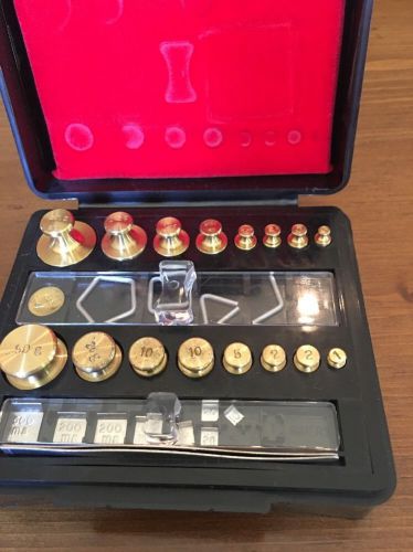 Troemner weight set apothecary calibration for sale