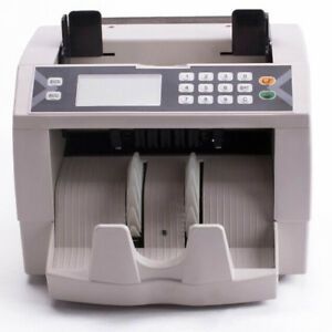110V Vertical Digital Money Counter EURO US DOLLAR Bill Cash Counting Machine