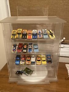 Acrylic SLOT Cars Car Jewelry Display Stand Countertop Cabinet Case Flea Market