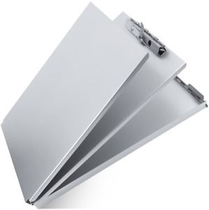 Aluminum Clipboard Metal with Storage Form Holder Steel Stainless Binder with Hi