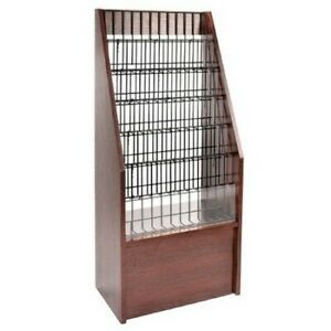 ADIROFFICE ADI640-4020-MA Wooden Free Standing 6-Tier Display Literature