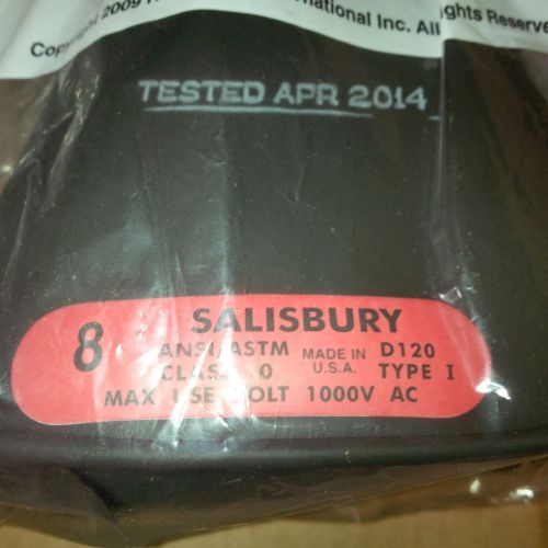 Salisbury lineman gloves class 0 size 8 for sale