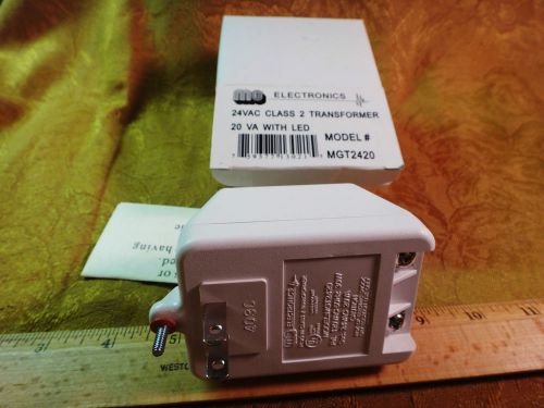 MG Electronics 24 VAC Class 2 Transformer 20 VA w/ LED MGT 2420 *Free S&amp;H USA*