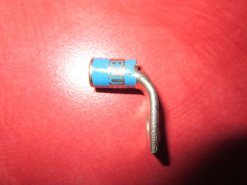 Thomas &amp; Betts 30N 6 awg 1 Hole 90 Degree Non Insulated Blue Die Crimp Lug